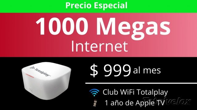 Paquete 1000 Megas Internet