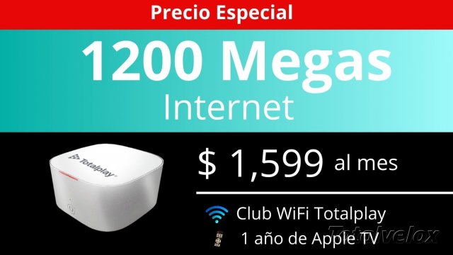 Paquete 1200 Megas Internet - TOTAL VELOX