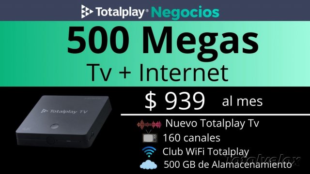 Negocios 500 Megas Tv + Internet